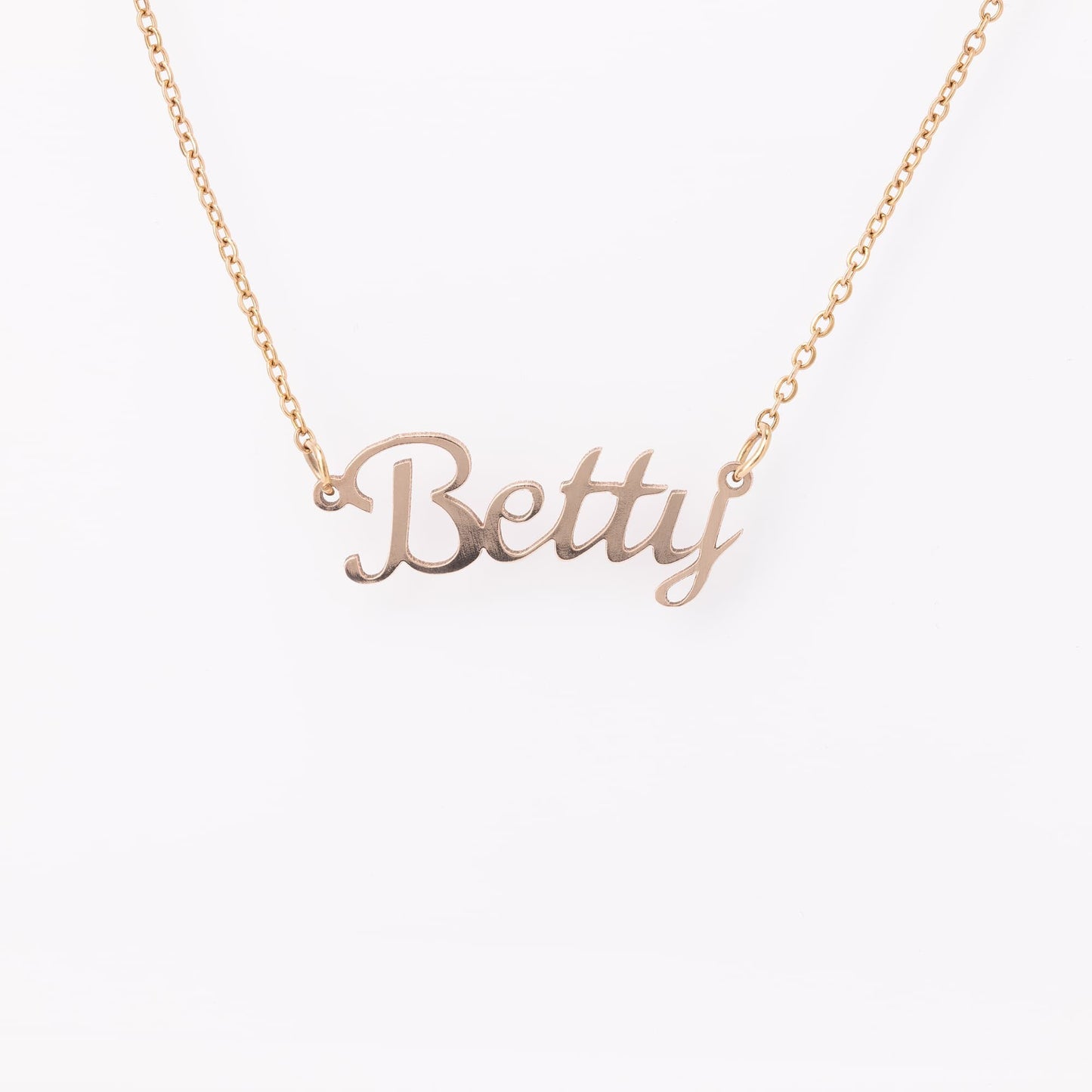 Personalized Name Necklace: Cookie Front