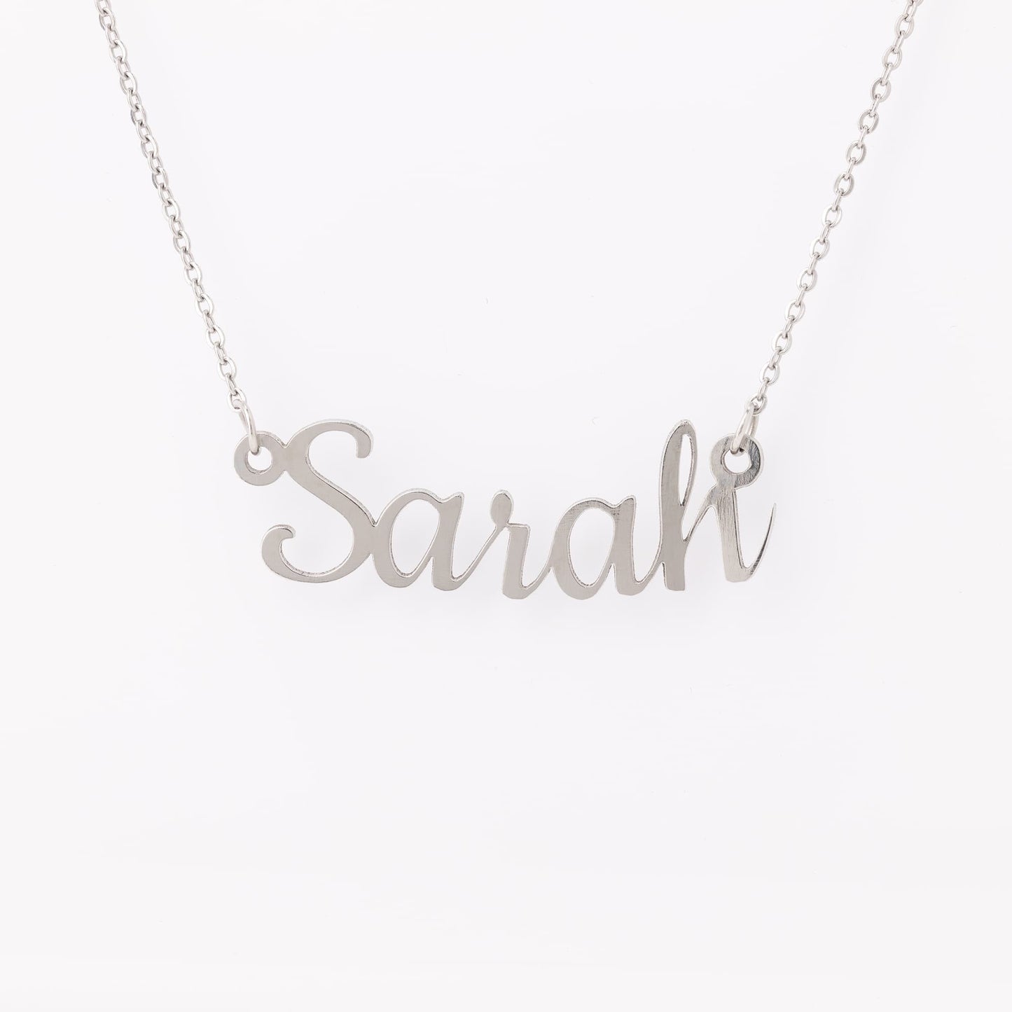 Personalized Name Necklace: Cookie Front